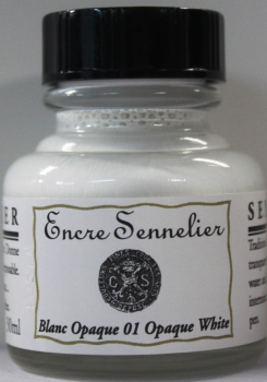 Sennelier ink white 30 ml (100 ml=20,90 €)